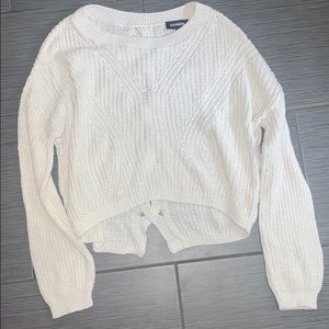 Express cropped sweater